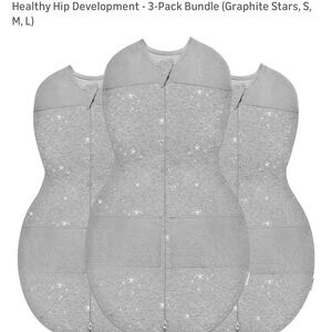 Healthy Hip Development Kids Pajamas Sleep Sacks - Gray